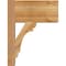 Ekena Millwork Olympic Block Rough Sawn Outlooker, Western Red Cedar, 8"W x 14"D x 18"H OUT08X14X18OLY05RWR - alternate 4